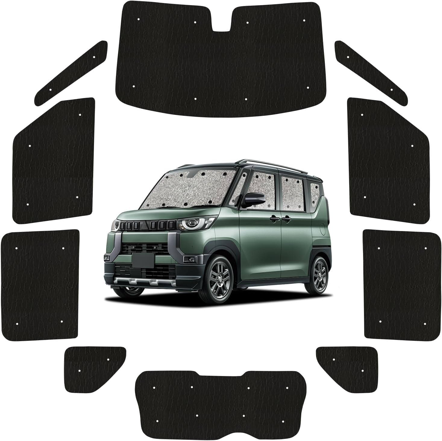 趣味職人 サンシェード シームレス ライト 車 デリカミニ B34A B35A 趣味職人 サンシェード シームレス ライト 車 デリカミニ B34A B35A