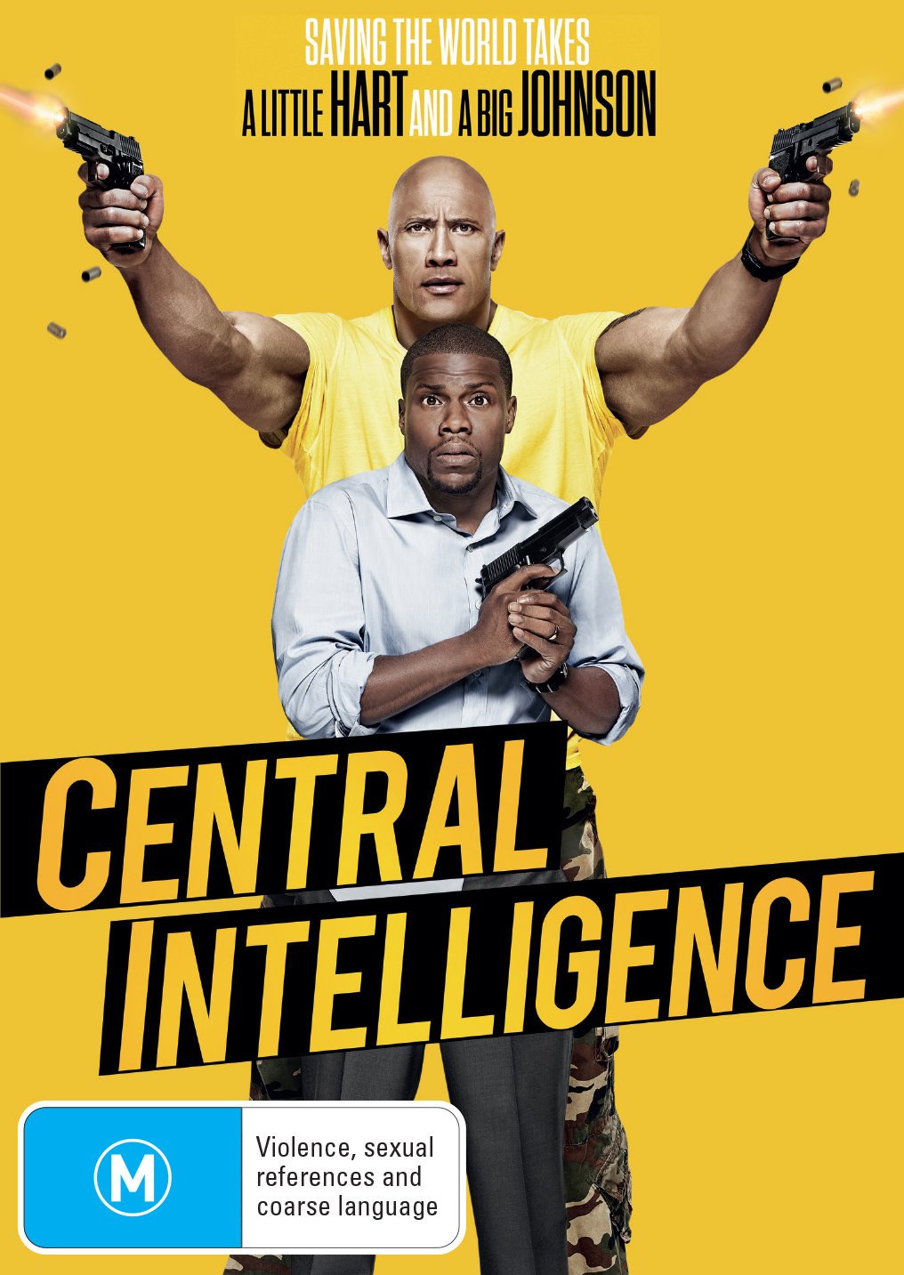 Central Intelligence DVD película de comedia y acción importada edición Australia Italia