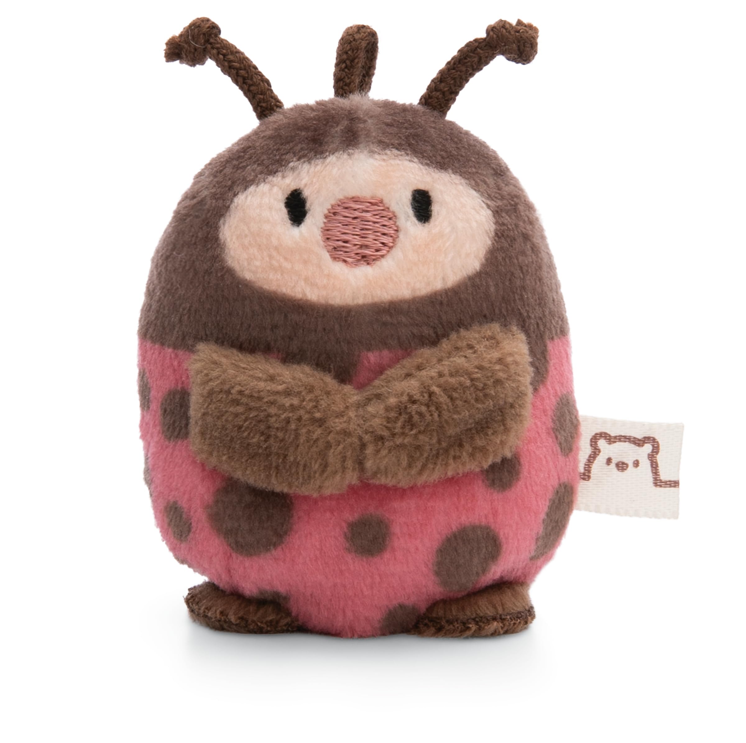 NICI Soft toy ladybird Dozz 5cm red - Cuddly cute plush to snuggle and play with, for children & adults, great gift idea