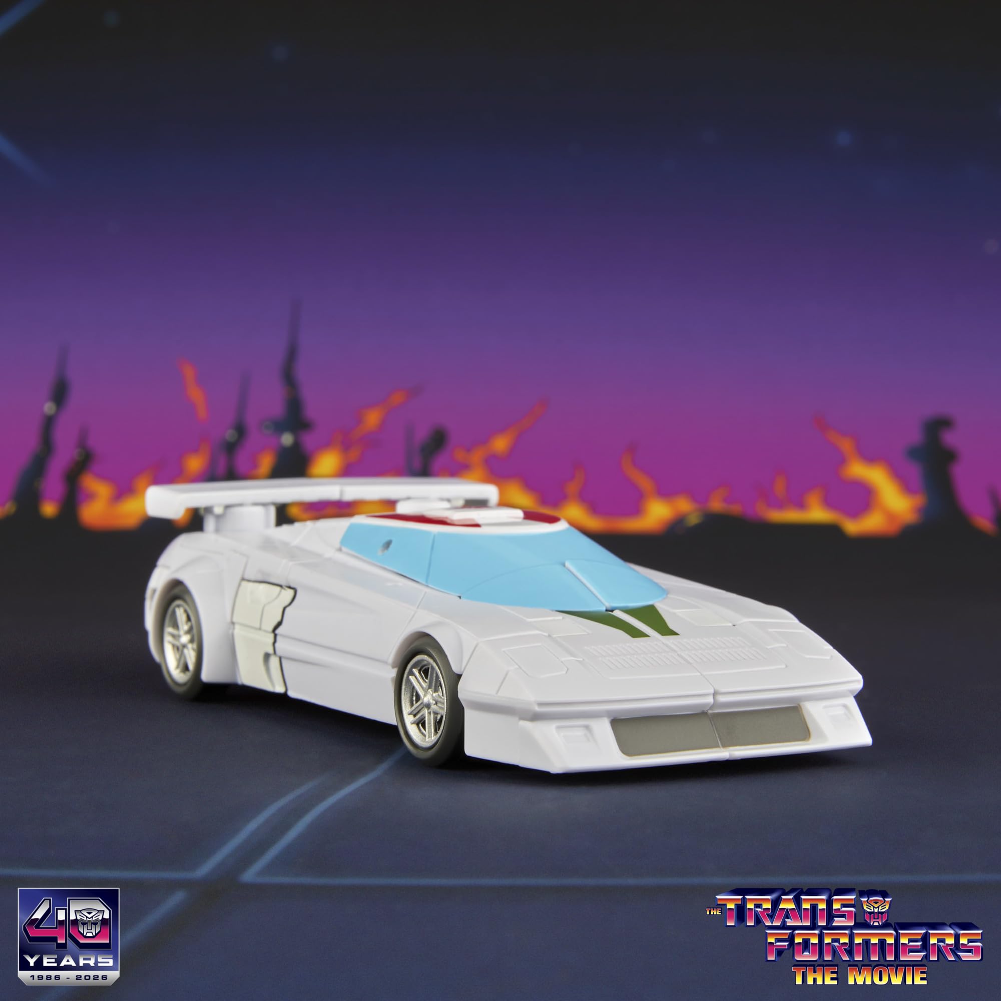 Wheeljack klasy Deluxe z kolekcji Transformers Studio Series z filmu ""The Transformers: The Movie"", 12,5-centymetrowa przekształcająca się figurka, zabawkowe roboty dla dzieci w wieku od 8 lat