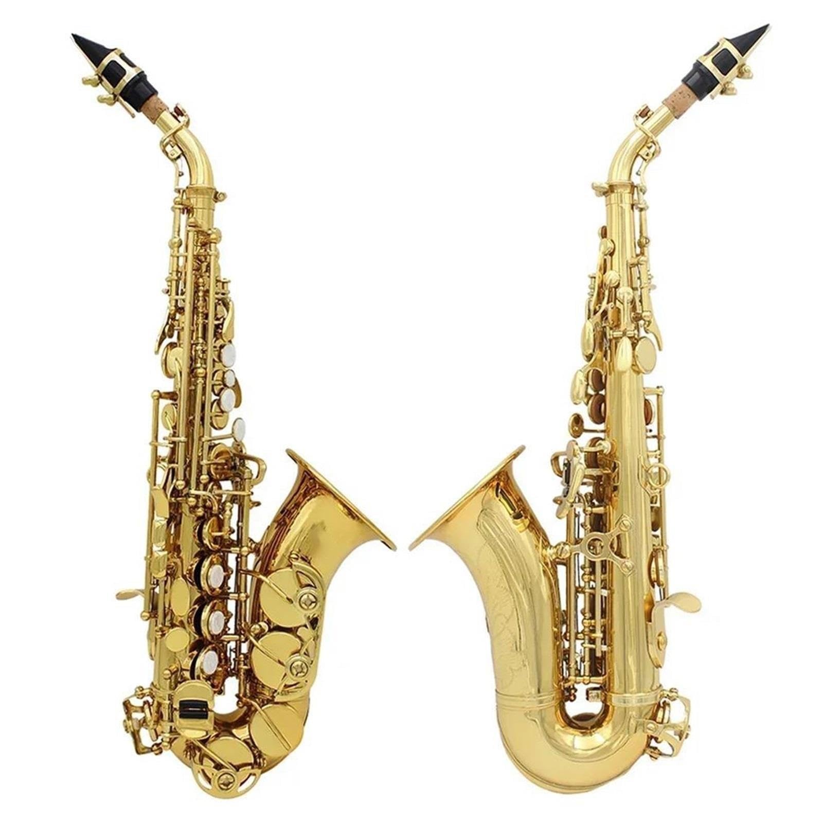 Saxophone Instruments De Musique Saxophone Bb Tone Laiton Avec Étui