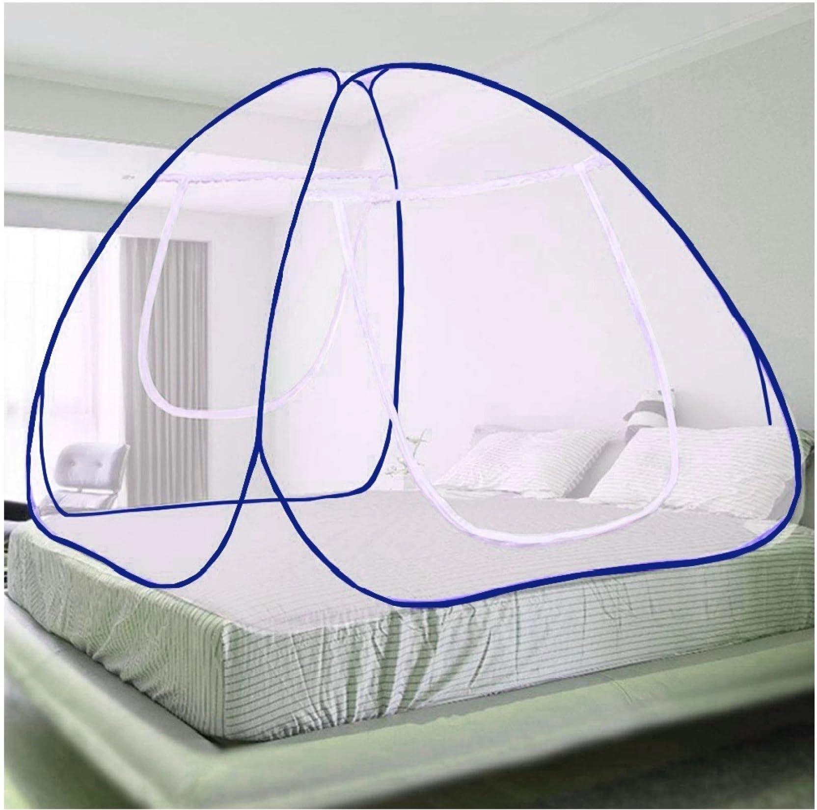 See full amazon price history chart for GRACIFY Polyester Strong Durable Foldable Washable Steel Wire Tightly Woven Navy Blue King Size Bed Machardani Mosquito Net Protection (6.5 * 6.5 feet) GRACIFY Polyester Strong Durable Foldable Washable Steel Wire Tightly Woven Navy Blue King Size Bed Machardani Mosquito Net Protection (6.5 * 6.5 feet) (B0DCFW3M2V) Amazon Price History, Amazon Price Tracker