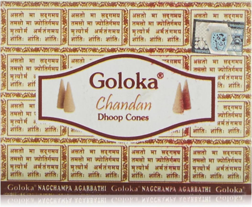 Goloka Chandan Incense Cones 10/count