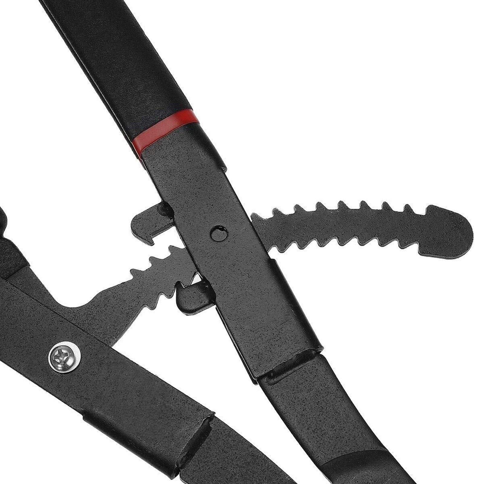 Szczypce 40,6 cm 2 szt. duży pierścień zabezpieczający pierścień zatrzaskowy zestaw zapadkowy z końcówkami Xtra wielofunkcyjne narzędzie