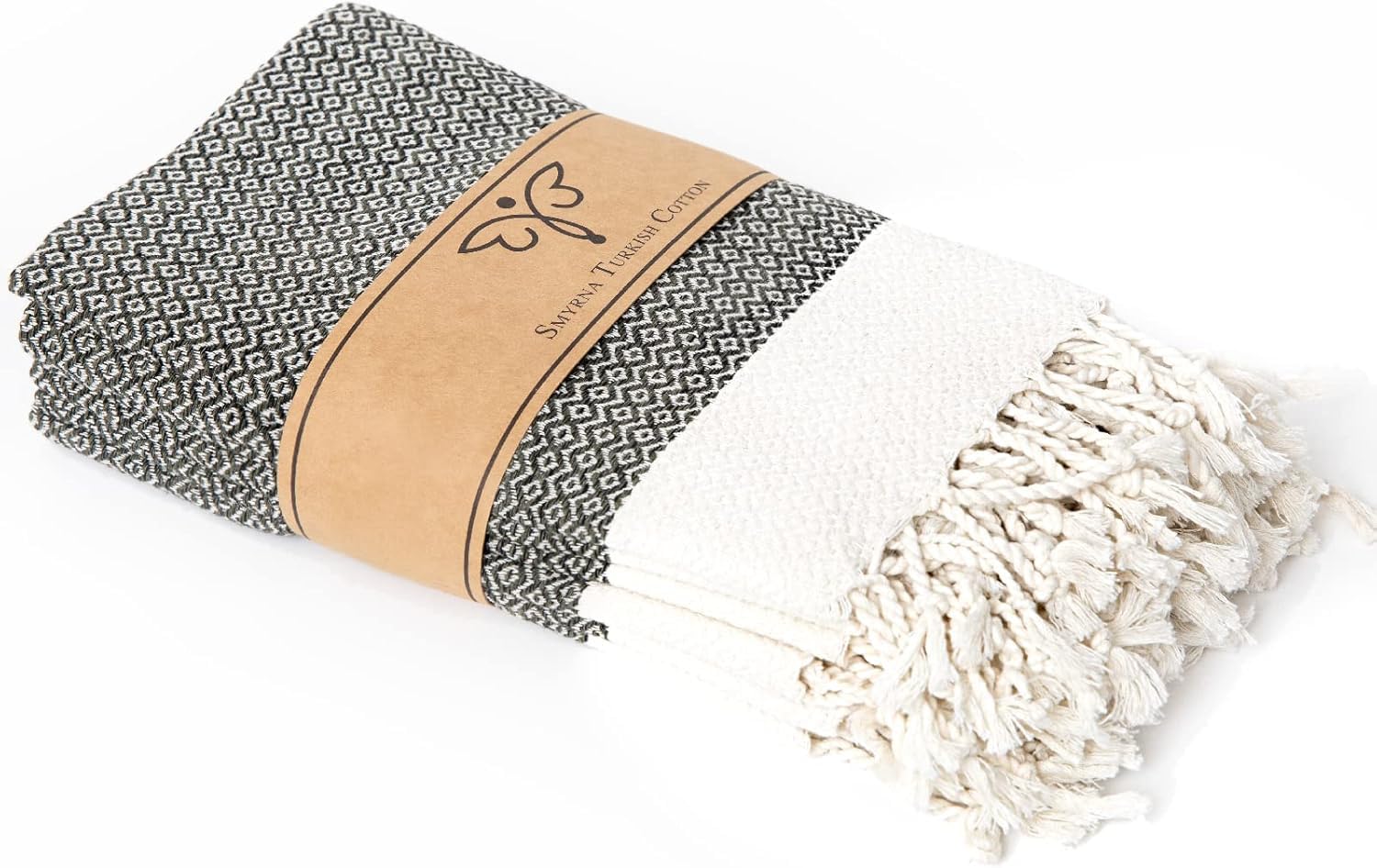 Smyrna Turkish Cotton Original Cloth Napkins Set of 6, 18 x 18 Inches, Decorative Boho Table Napkins for Dining Table Versatile Farmhouse Cloth Napkin