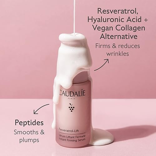 Miniatura 3 de Caudalie Resveratrol-Lift Instant Firming Serum Oil-Free Anti-Aging Serum with Resveratrol Hyaluronic Acid  Vegan Collagen Alternative