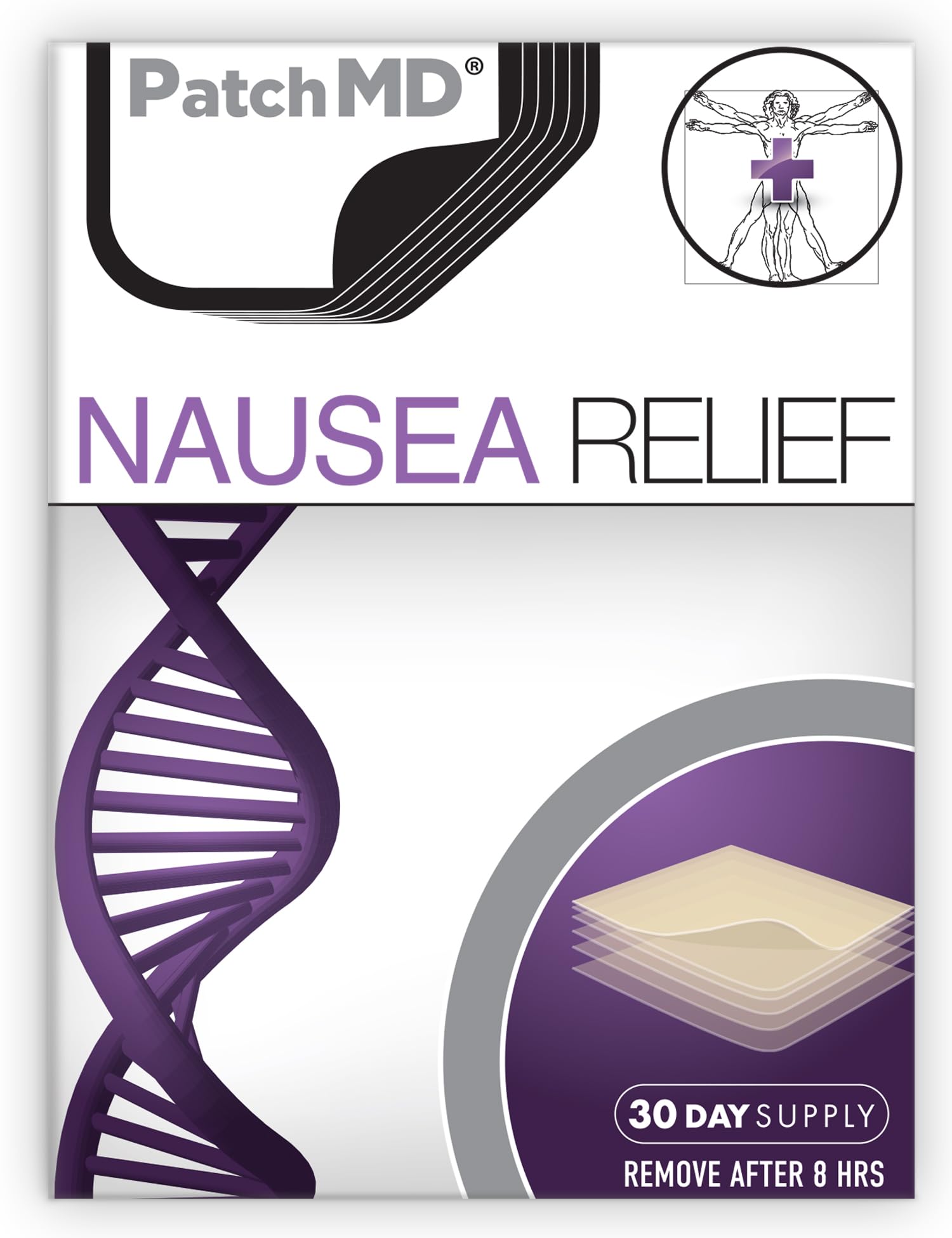 PatchMD Nausea Relief Patch - 30 Day Supply