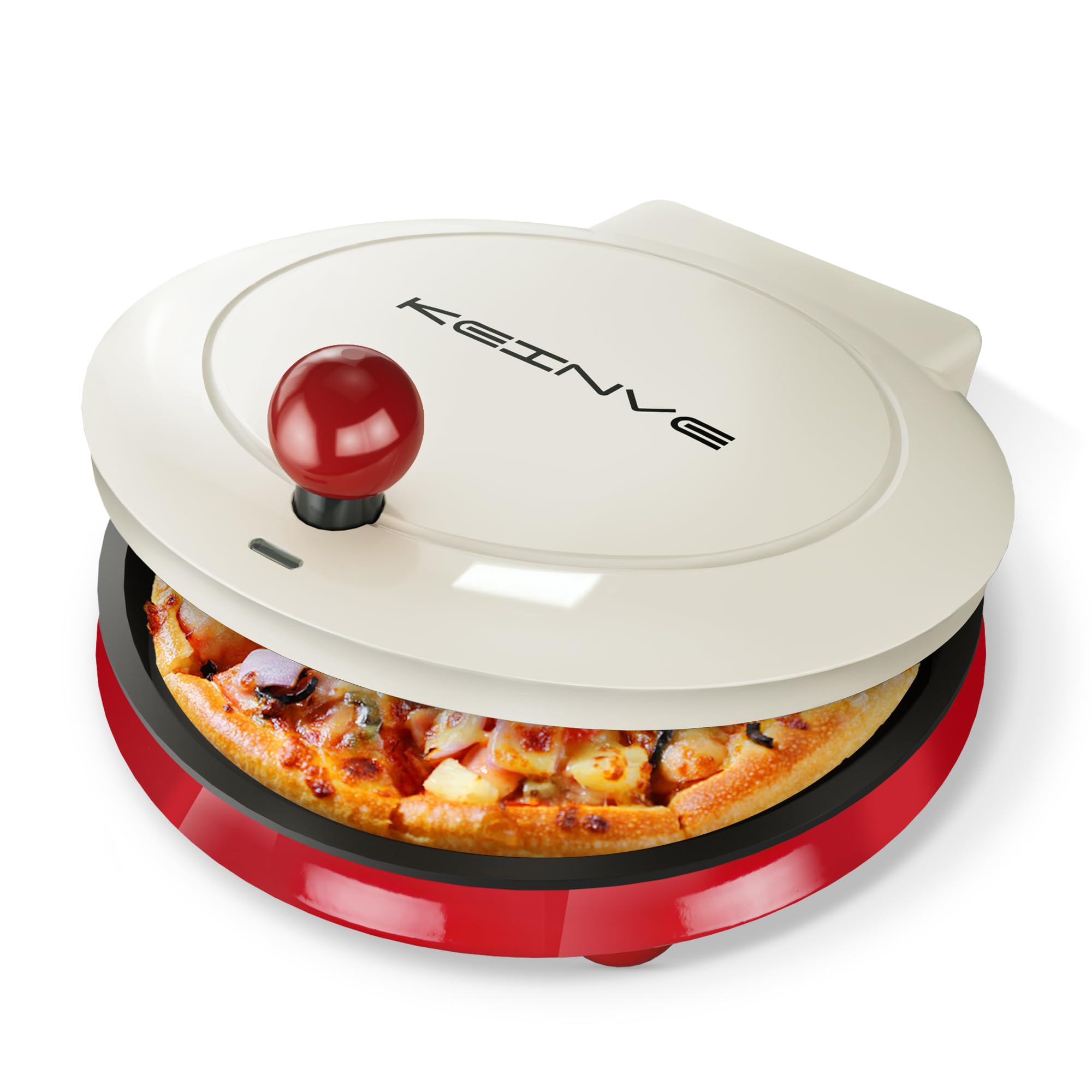 pi-kochan！ Amazon.com: KEINVE 1000W Pizza Maker, 2-in-1 Indoor Griddle and