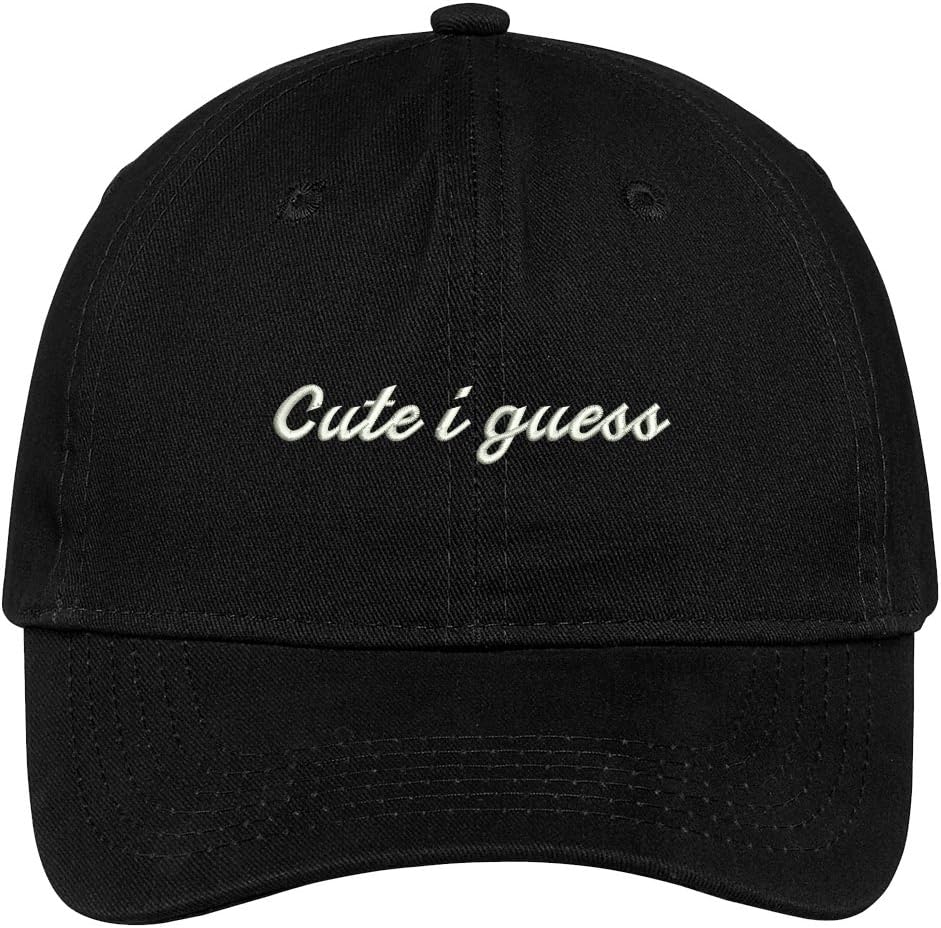 Lindo I Guess Gorra bordada Sombrero de papá de algodón premium