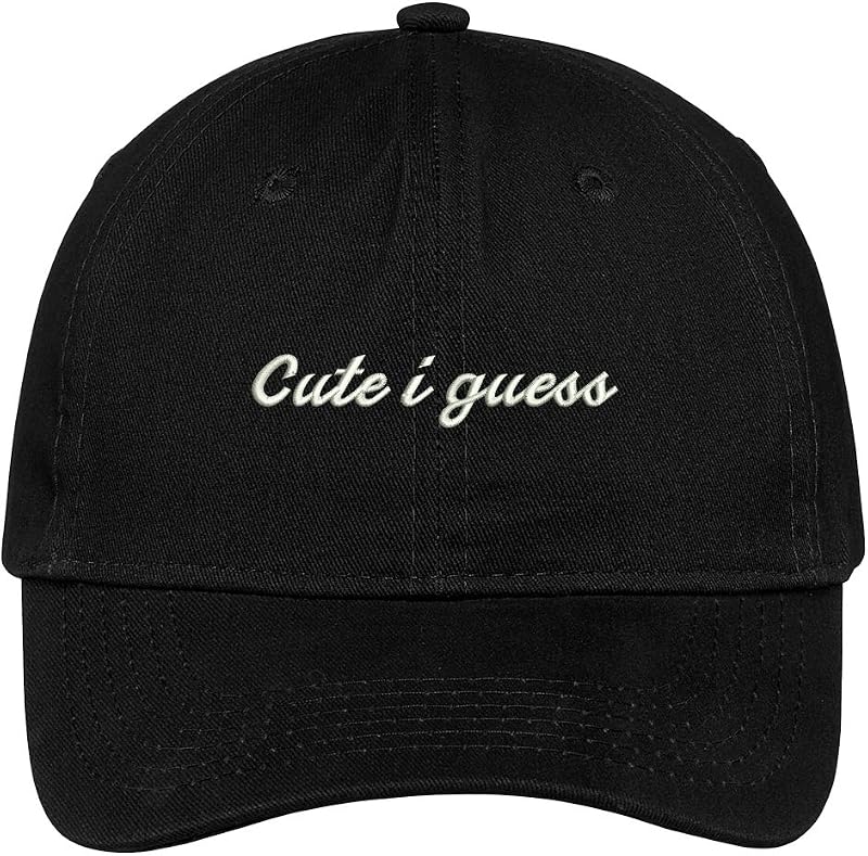 Lindo I Guess Gorra bordada Sombrero de papá de algodón premium