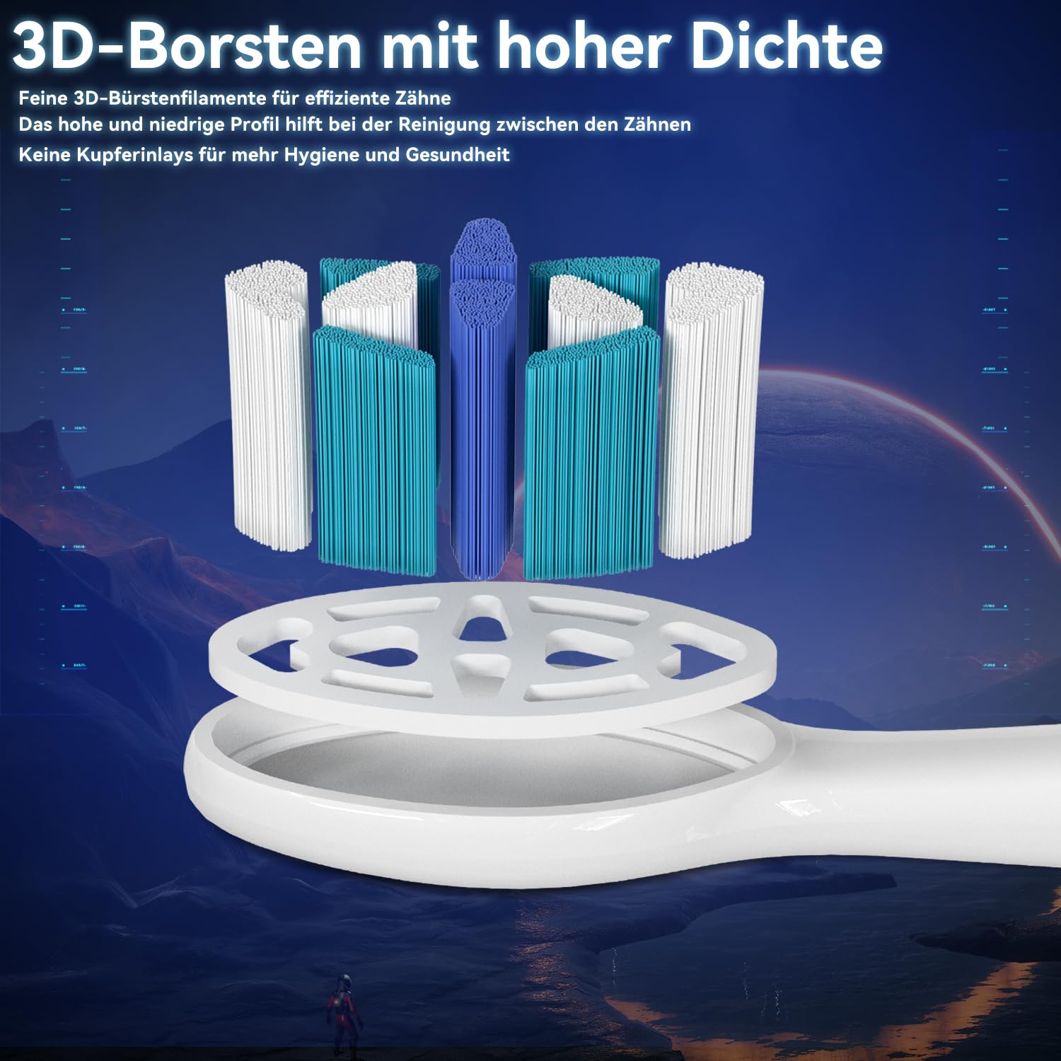 Seago Cepillo de dientes eléctrico con base de carga inalámbrica, cepillos de dientes ultrasónicos y estuche de viaje, temporizador de 2 minutos, 3 modos, 3 intensidades, 8 cabezales de cepillo, SG