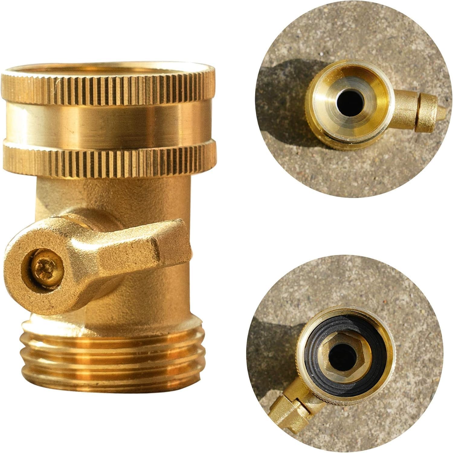 VALVOLA DI SPEGNIMENTO rapido in ottone massiccio per spruzzatore bidet