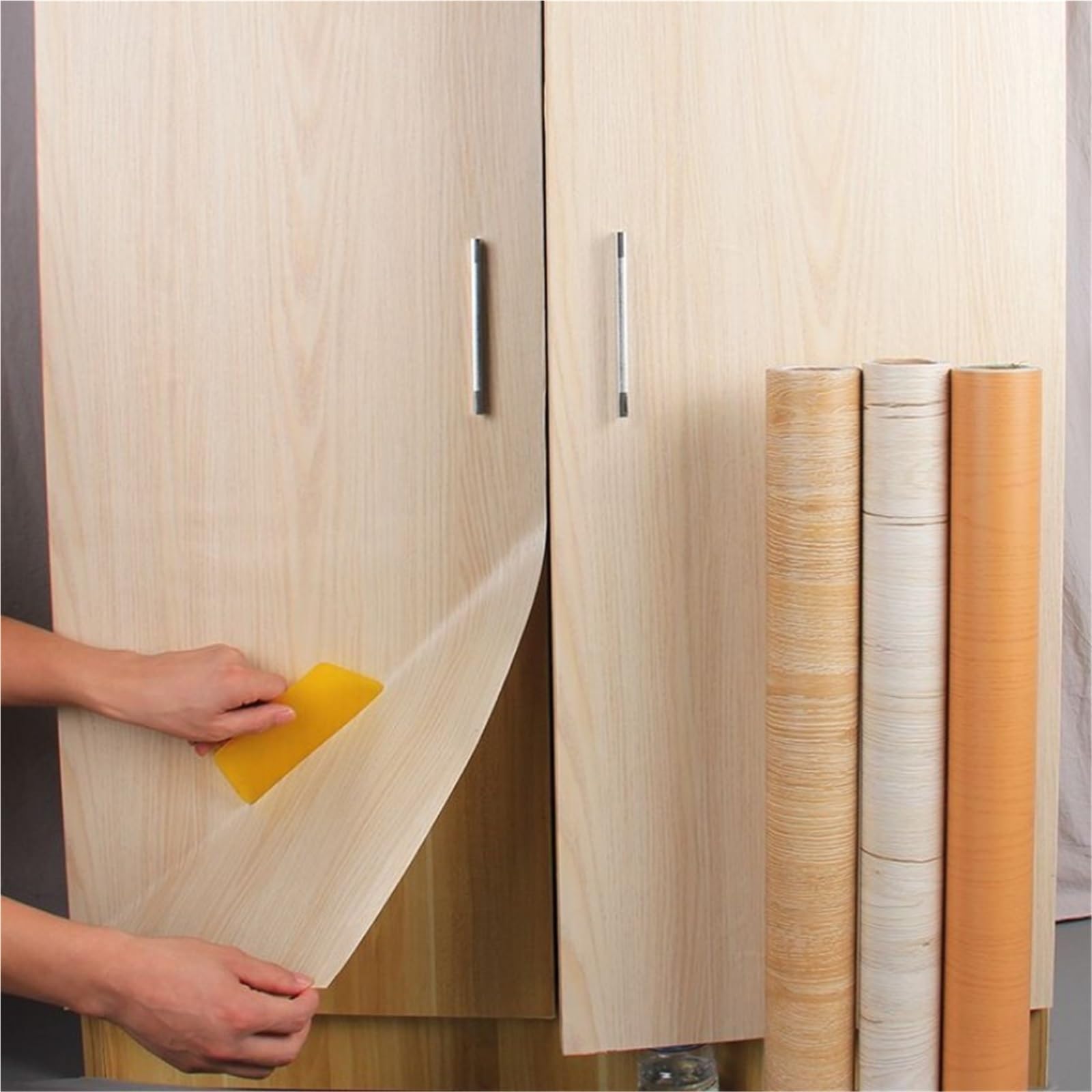 Legno pellicola adesiva per mobili Adesivo con venature del legno 90 cm