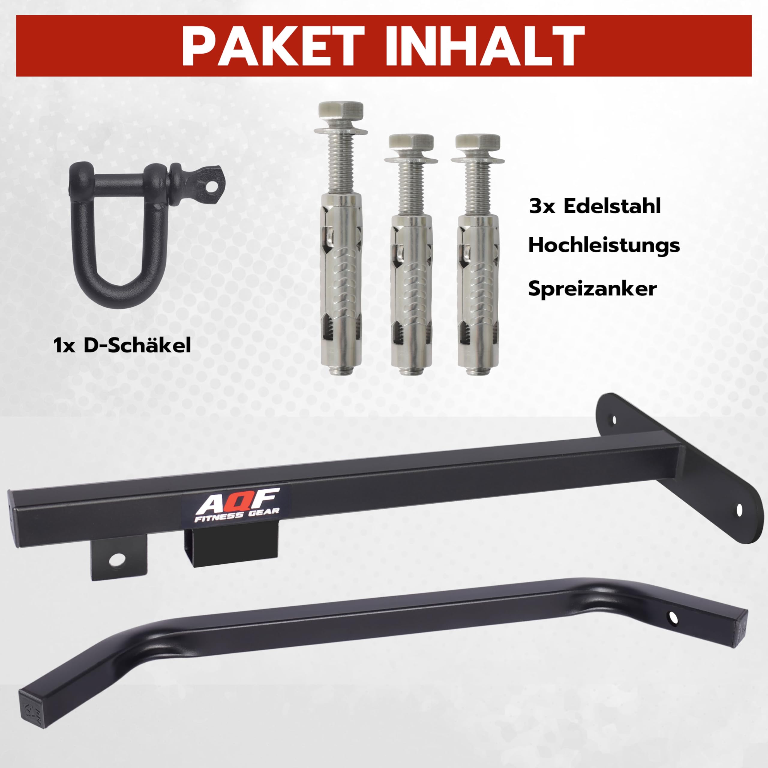 AQF Boxsack Halterung Stahl Boxsack Wandhalterung Mit D-Shackle-Wirbel und Befestigungen für Boxsack Hã¤Ngend- Boxsackhalterung für MMA Muay Thai Training Home, Fitness-Trainingsgeräte