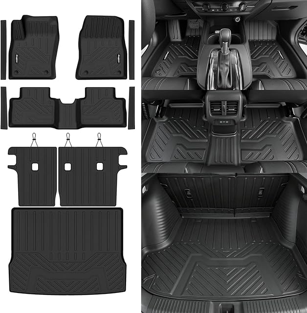 Floor Mats for 2025 2026 Nissan Kicks - All Weather Custom Fit for Nissan Kicks Floor Mats & Trunk Mat & Backrest Mats & Door Sill Guards Waterproof Interior Accessories
