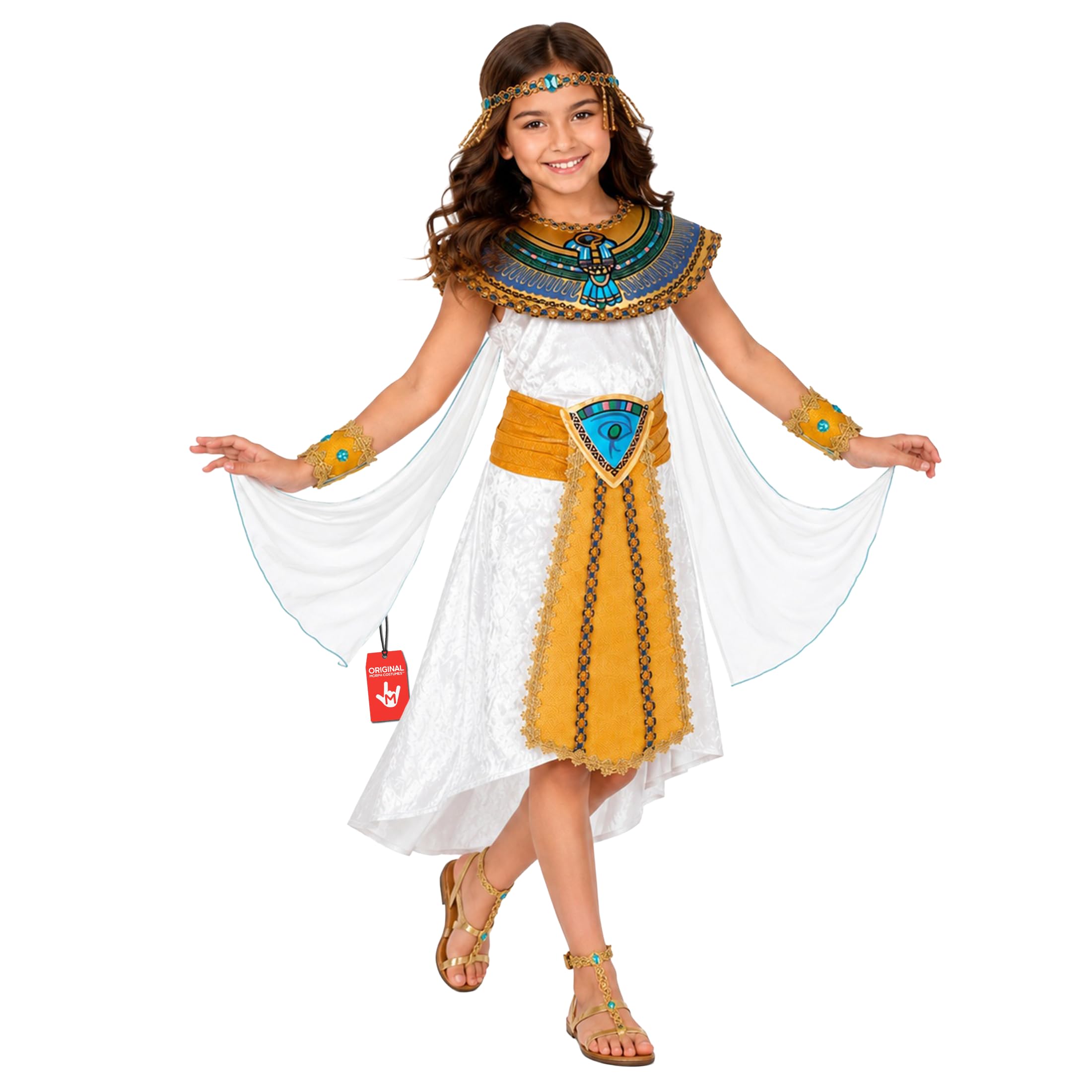Fun Shack Disfraz Cleopatra Niña, Disfraz Egipcio Halloween Niña