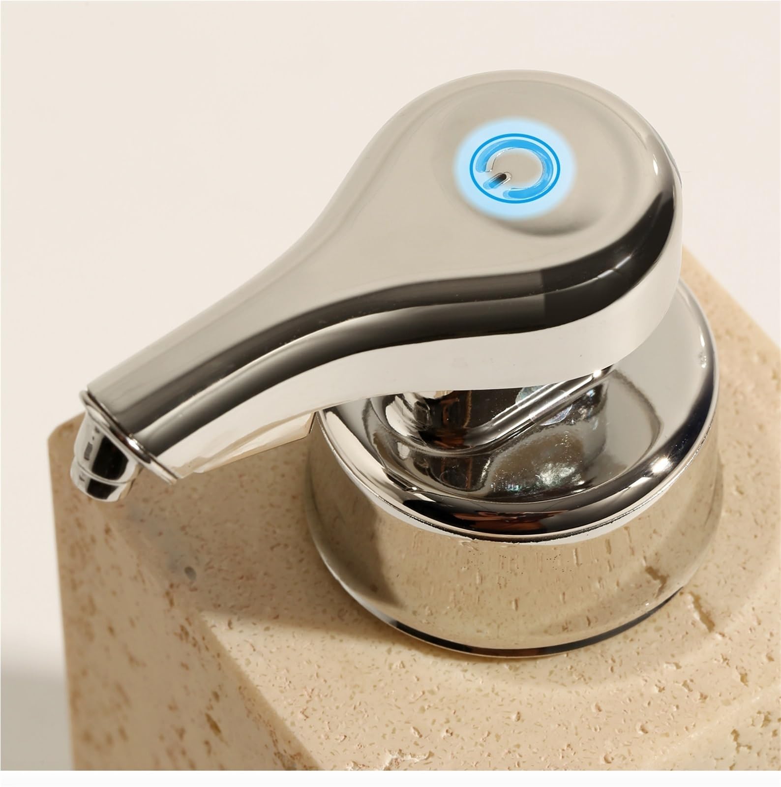 Dispensador de Jabón Este dispensador de jabón con Acabado Textura Piedra es Atractivo y práctico Dosificador de líquido