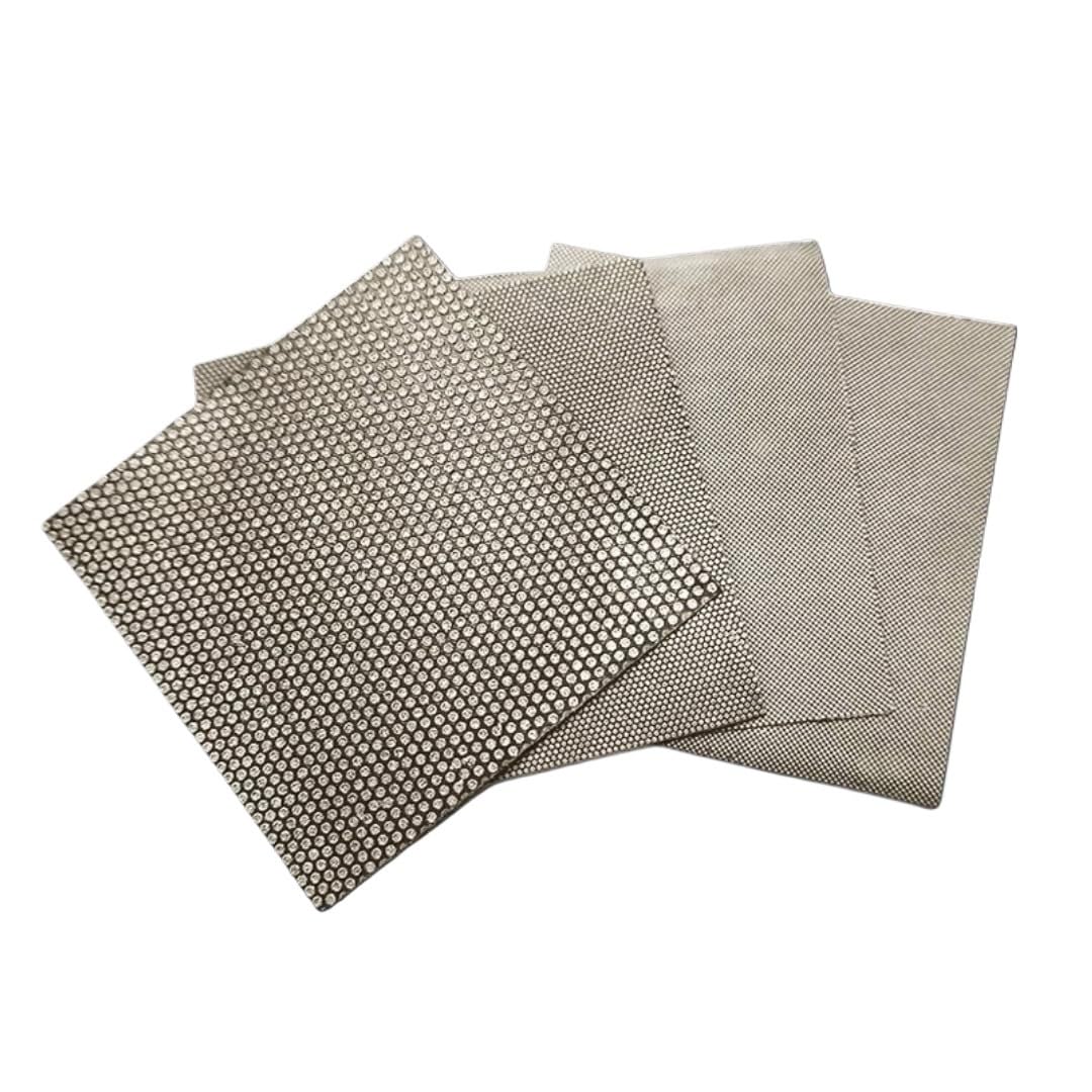 1 Uds. Papel de lija de diamante de alta resistencia-para pulir gemas, cerámica y carburo de tungsteno-3,9x3,9 pulgadas, 1 tableta(600 Mesh)