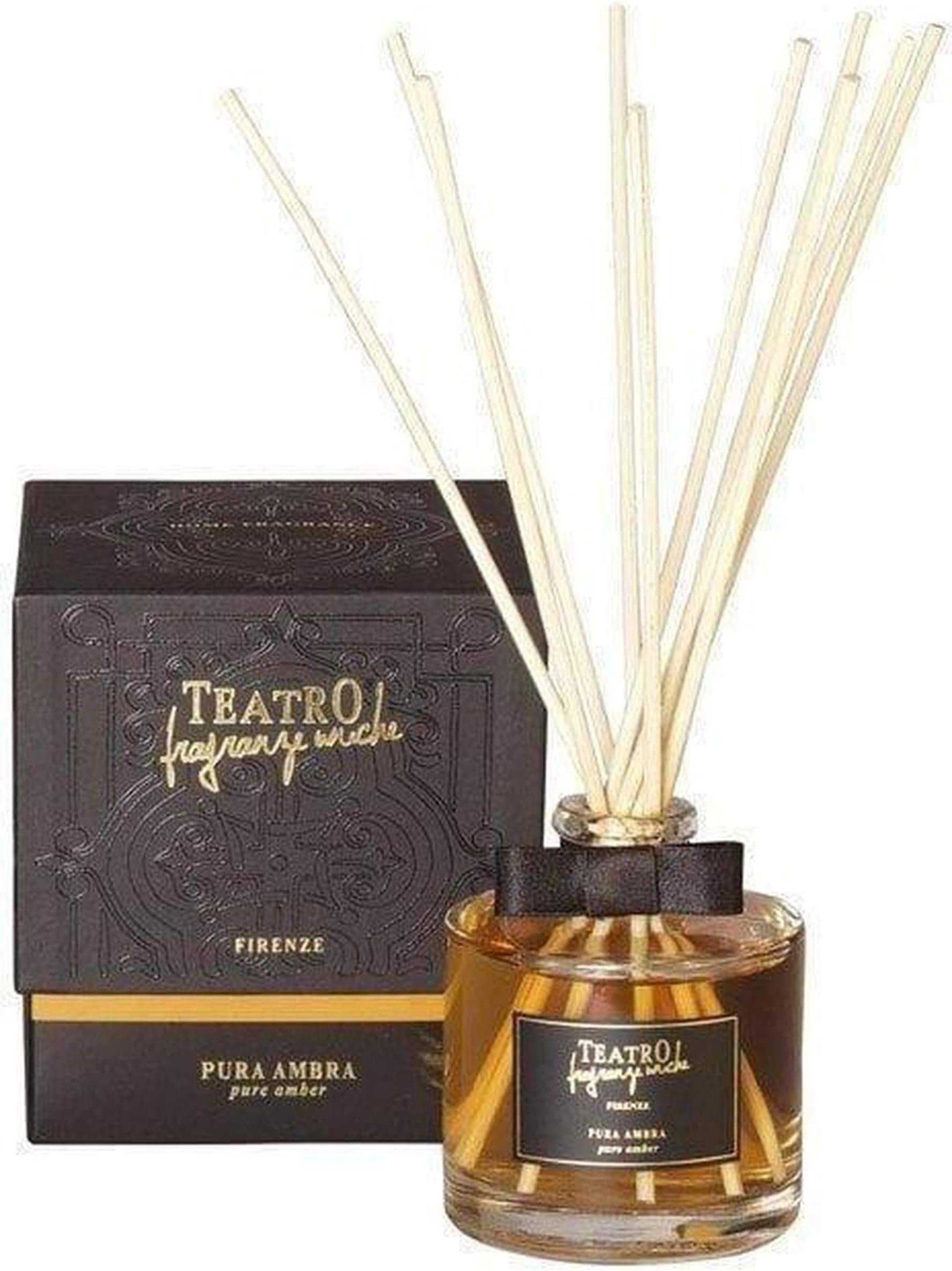 From Eastern antiquity the effluves of the most meditative essences come to date, mixing with the sigh of the incense captured by vegetable amber. For an inner well-being, a triumph of resinous fragrances pungent as a secret.PURA AMBER is perfect for the most intimate and sought after environments of the house such as the b