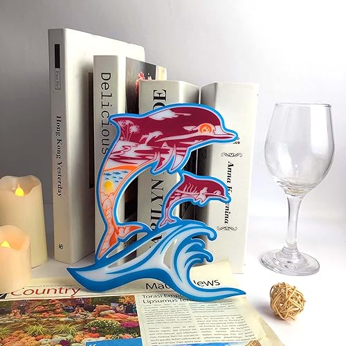 Miniatura 6 de Moldes de silicona 3D de animales de tortugas marinas, molde de resina grande, moldes de resina epoxi, fundición de resina para colgar en la pared,