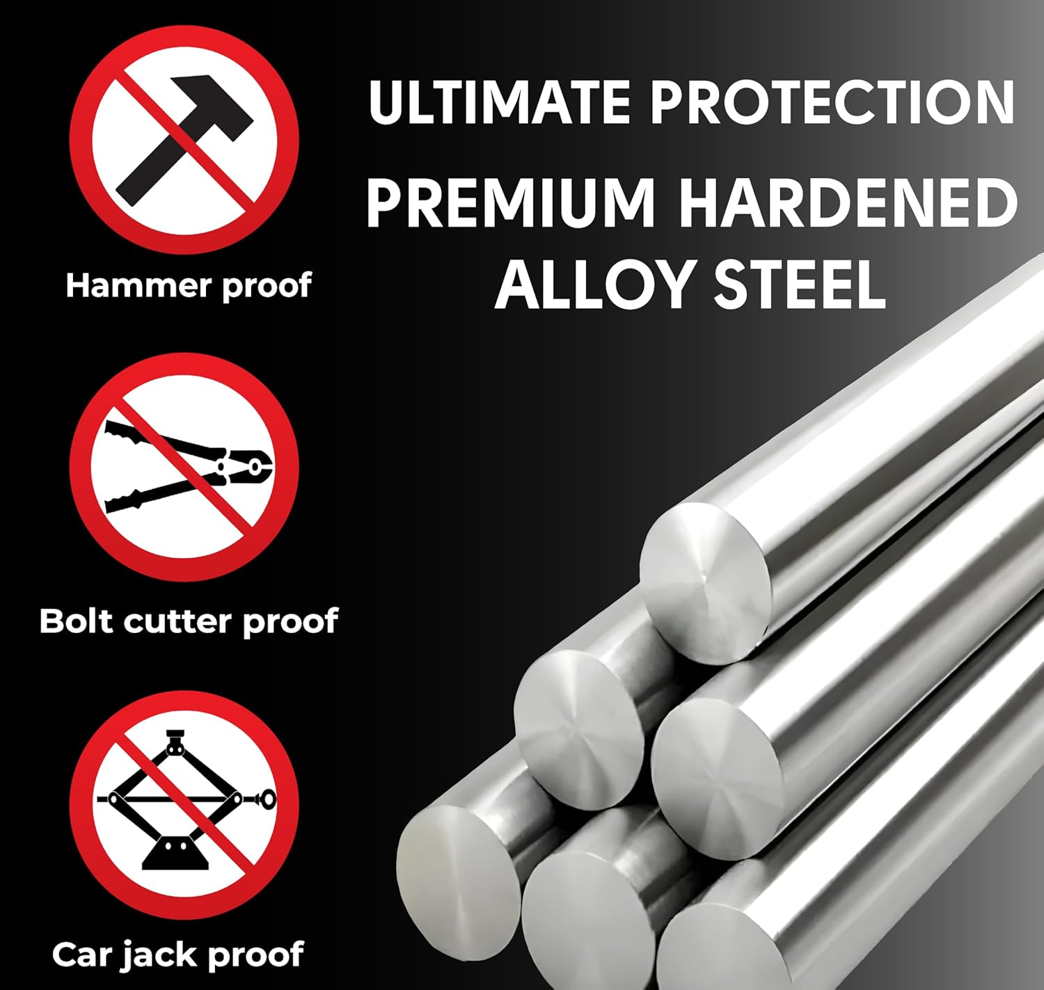 XNITO Foldable Combination Bike Lock | 4-Digit Anti-Theft, Heavy-Duty FortiCore™ Hardened Alloy Steel Bicycle Lock for E-Bikes, Scooters & Motorcycles | Compact, Portable & Secure