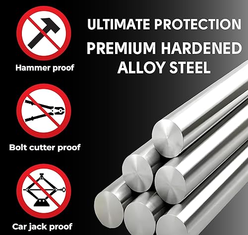 Miniatura 2 de XNITO Cerradura plegable para bicicleta de combinación  Cerradura de bicicleta de acero de aleación endurecido FortiCore de 4 dígitos para