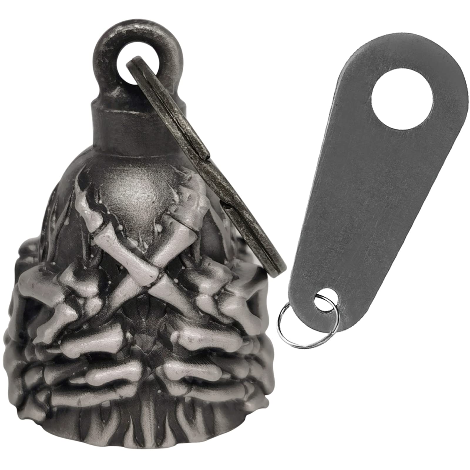 Dream Apparel Motorcycle Bell Guardian Angel Drive Away Gremlin, Biker Bell for Men Women Rider Riding, Good Luck Gift