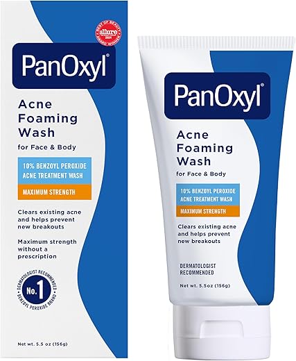 PanOxyl Acne Foaming Wash 10% Benzoyl Peroxide