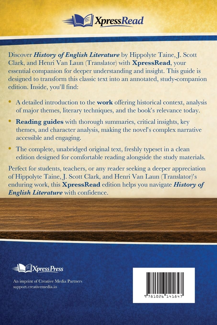 History of English Literature: Volume 1 (of 3) (Cram Edition)