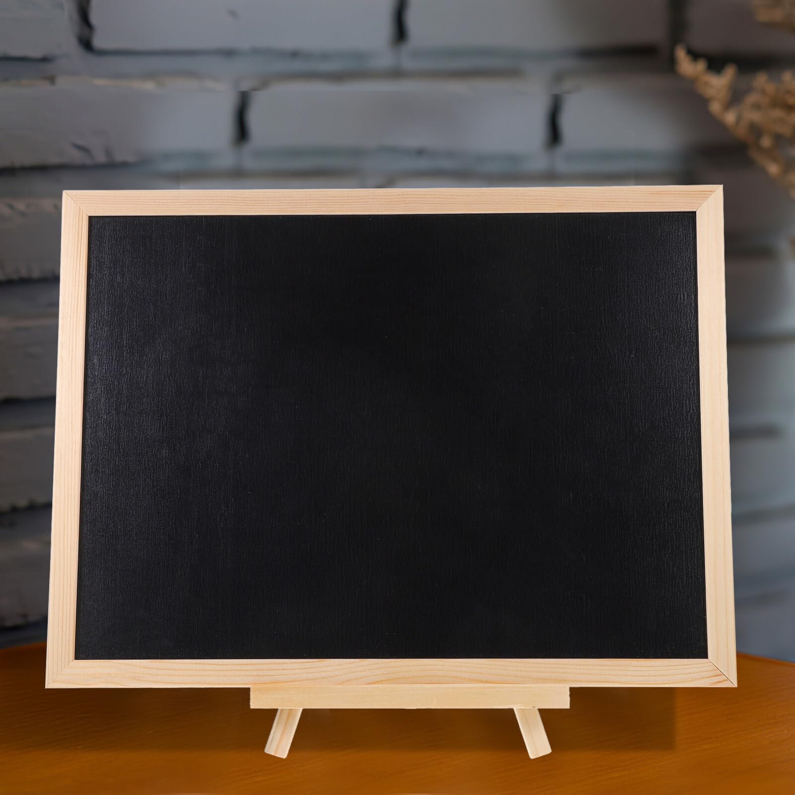Pizarra Pequeña de Corcho Negro con Soporte, 1 Juego