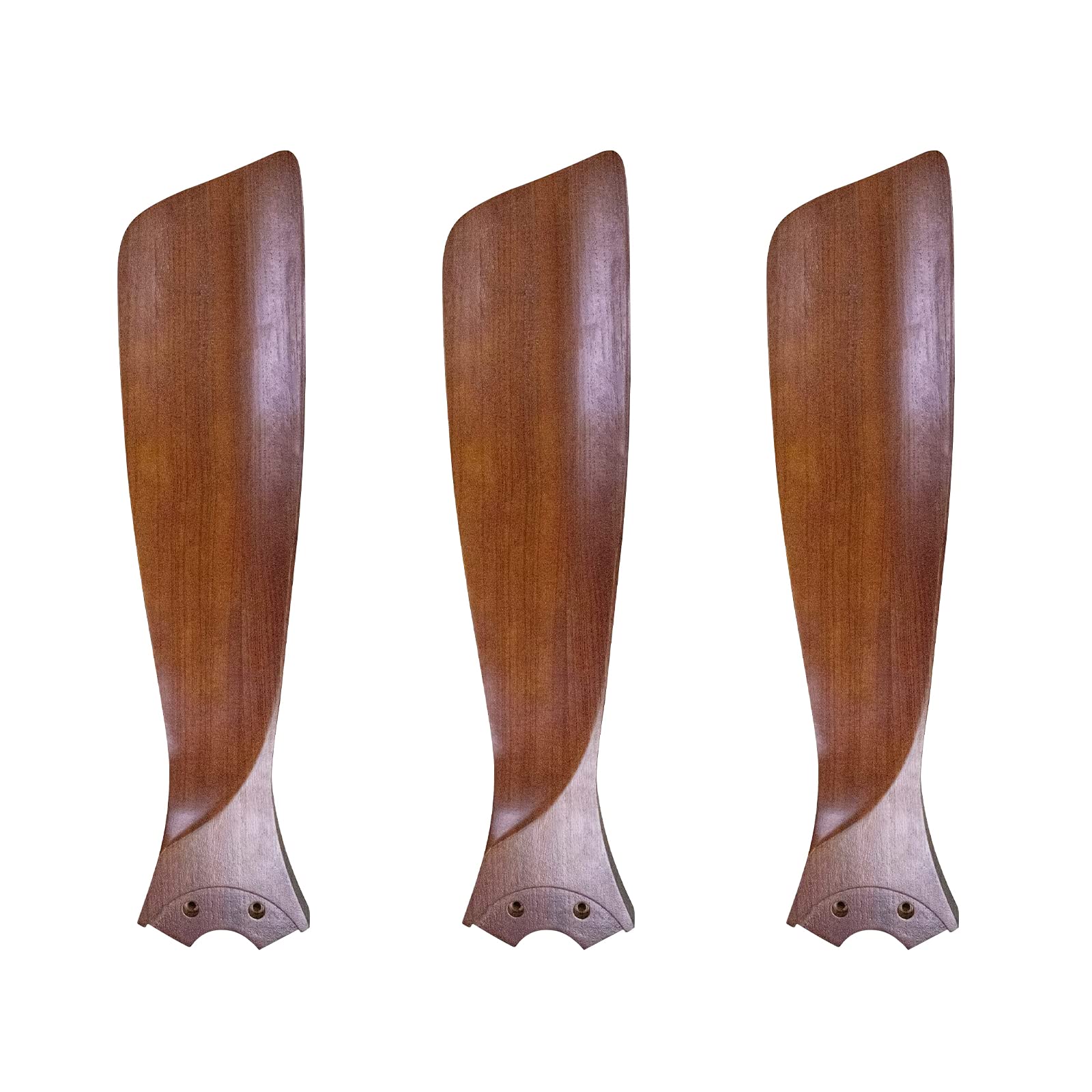 52" Walnut Fan Blades 3-Pack