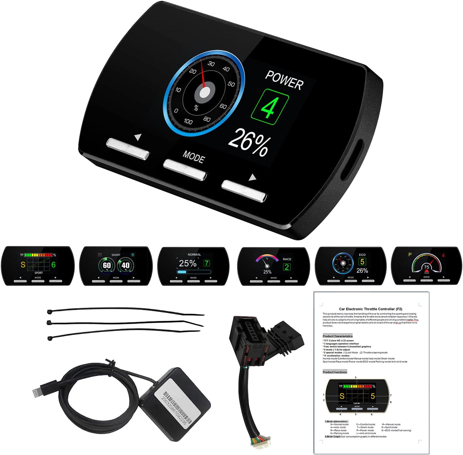K&N Throttle Control Module Faster Response from Pedal to