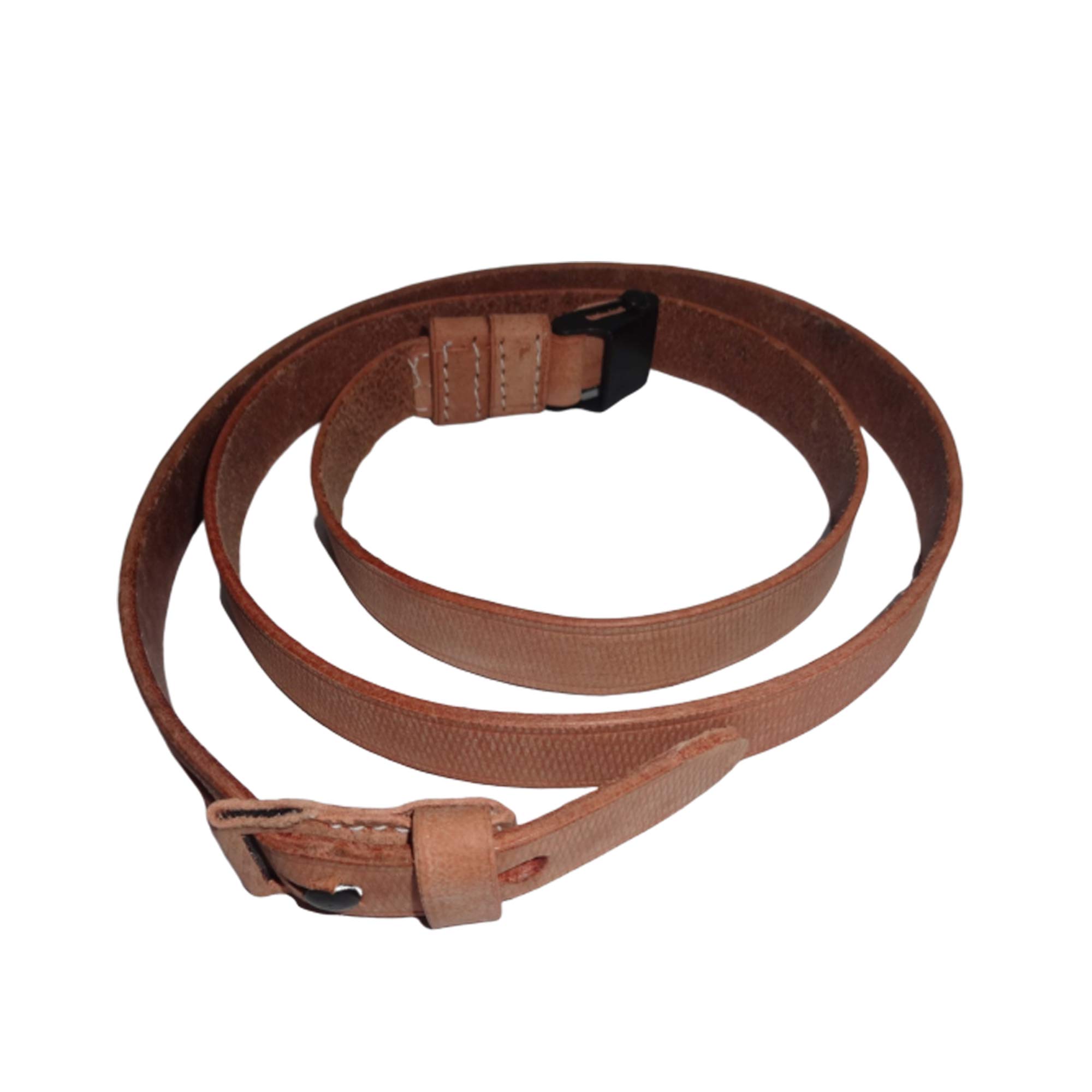 Deutsch Mauser K98 WWII Gewehr Leder Sling GEKENNZEICHNET GWX 1943 Natural Color
