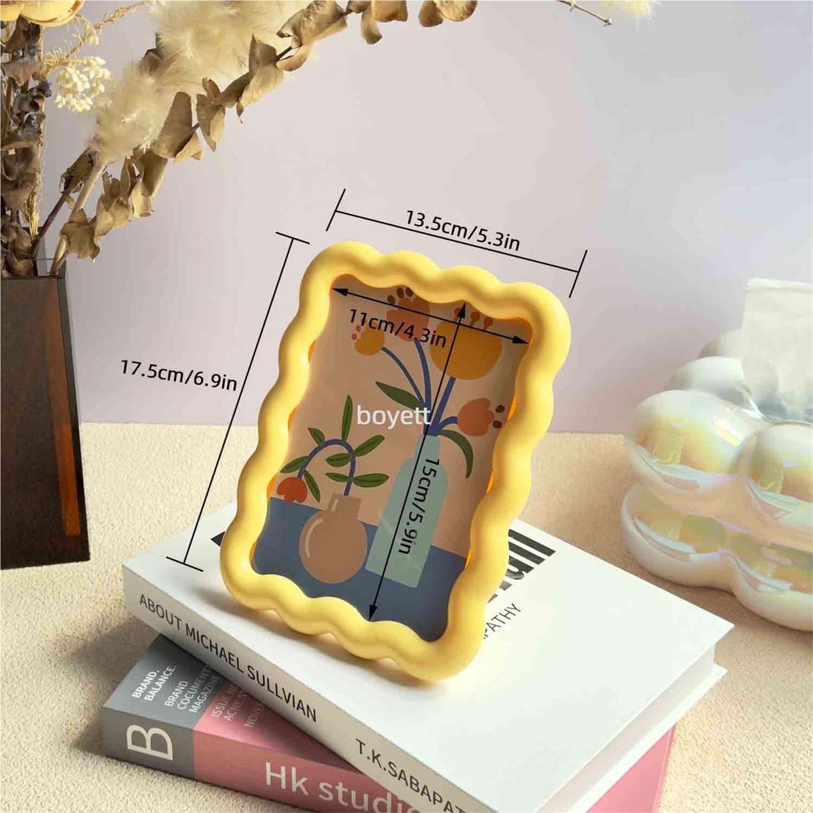 Universal Photo Frame, Cute, Desktop Decoration, stylish Home décor, Suitable for Weddings, Dormitories, Office desks, farmhouses, Children's Rooms, Studios, and Birthday Gifts.(Pink)