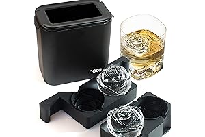 Crystal Clear Ice Cube Maker: Elevate Your Drinks with Perfect Rose-Shaped Ice Spheres