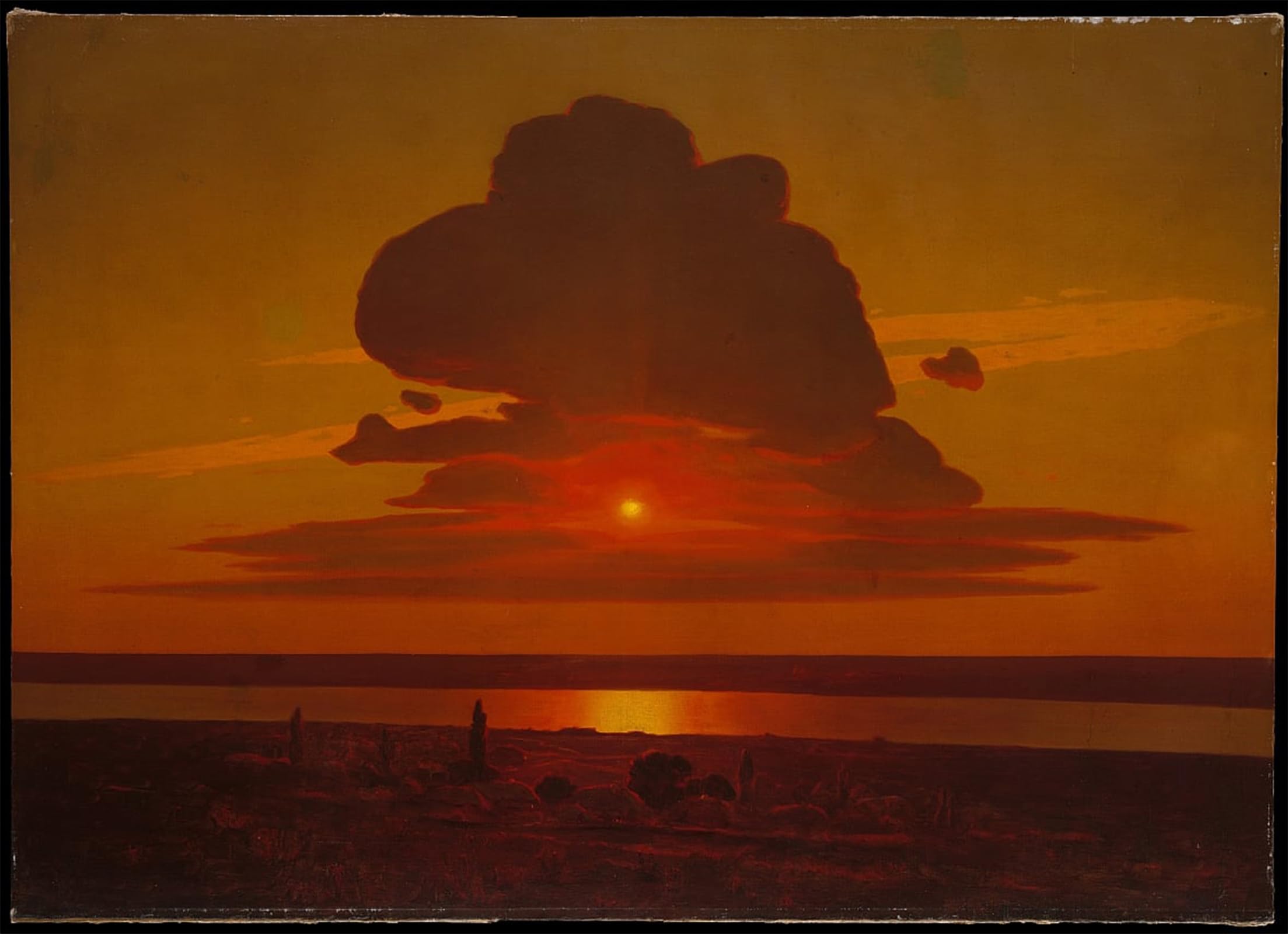POSTERIIk Famous Print Pop Art Wall Art Graffiti Red Sunset on the Dnieper by Arkhip Kuindzhi Art Prints for Home Decor 60x90cm
