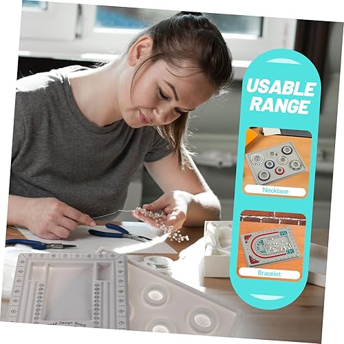 Miniatura 6 de SUPVOX Bandeja de diseño de joyería para collares, pulseras, joyería, 2 unidades