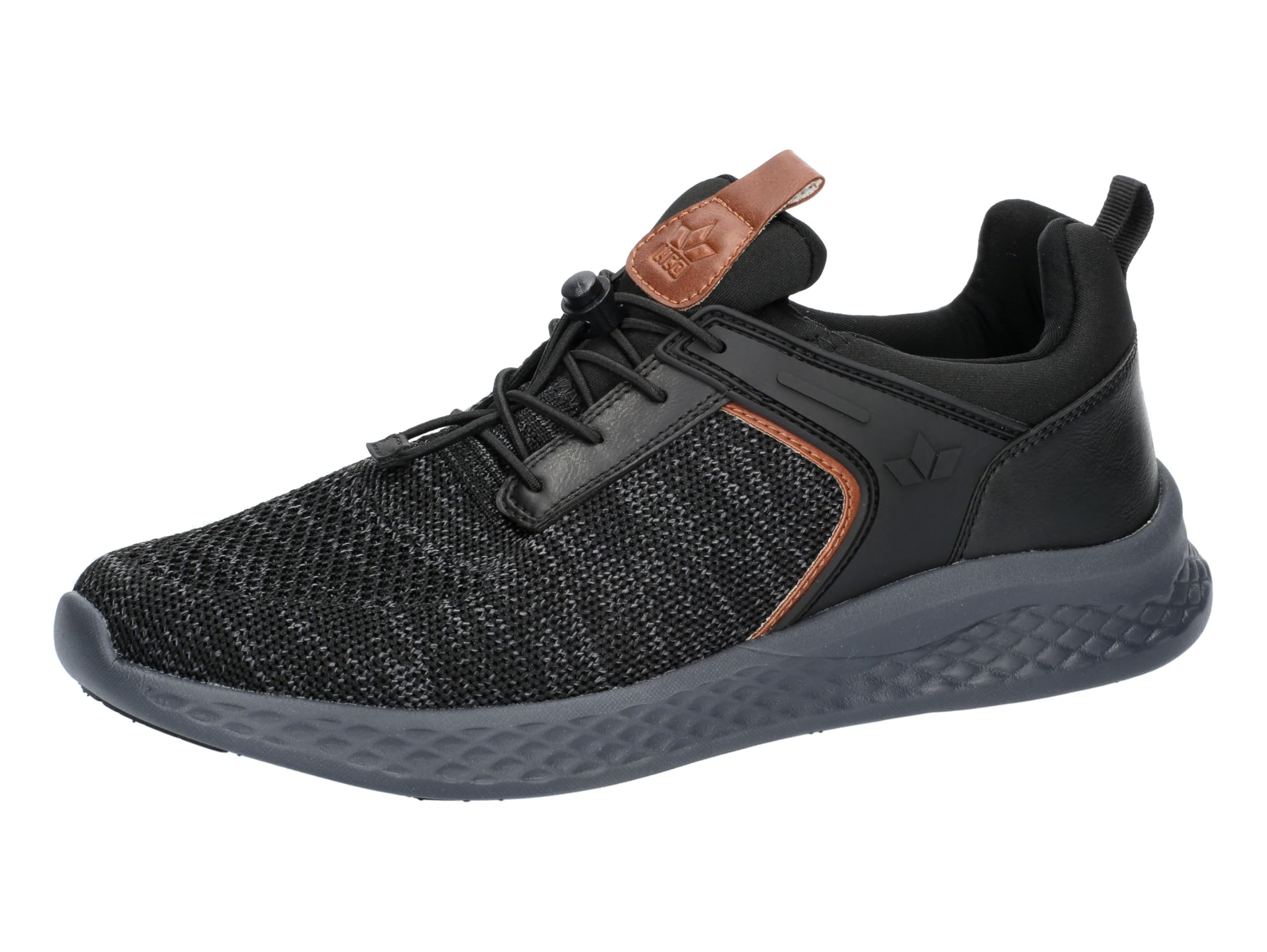 Lico Men's Amaru Trainers, Black/Grey, 42 EU