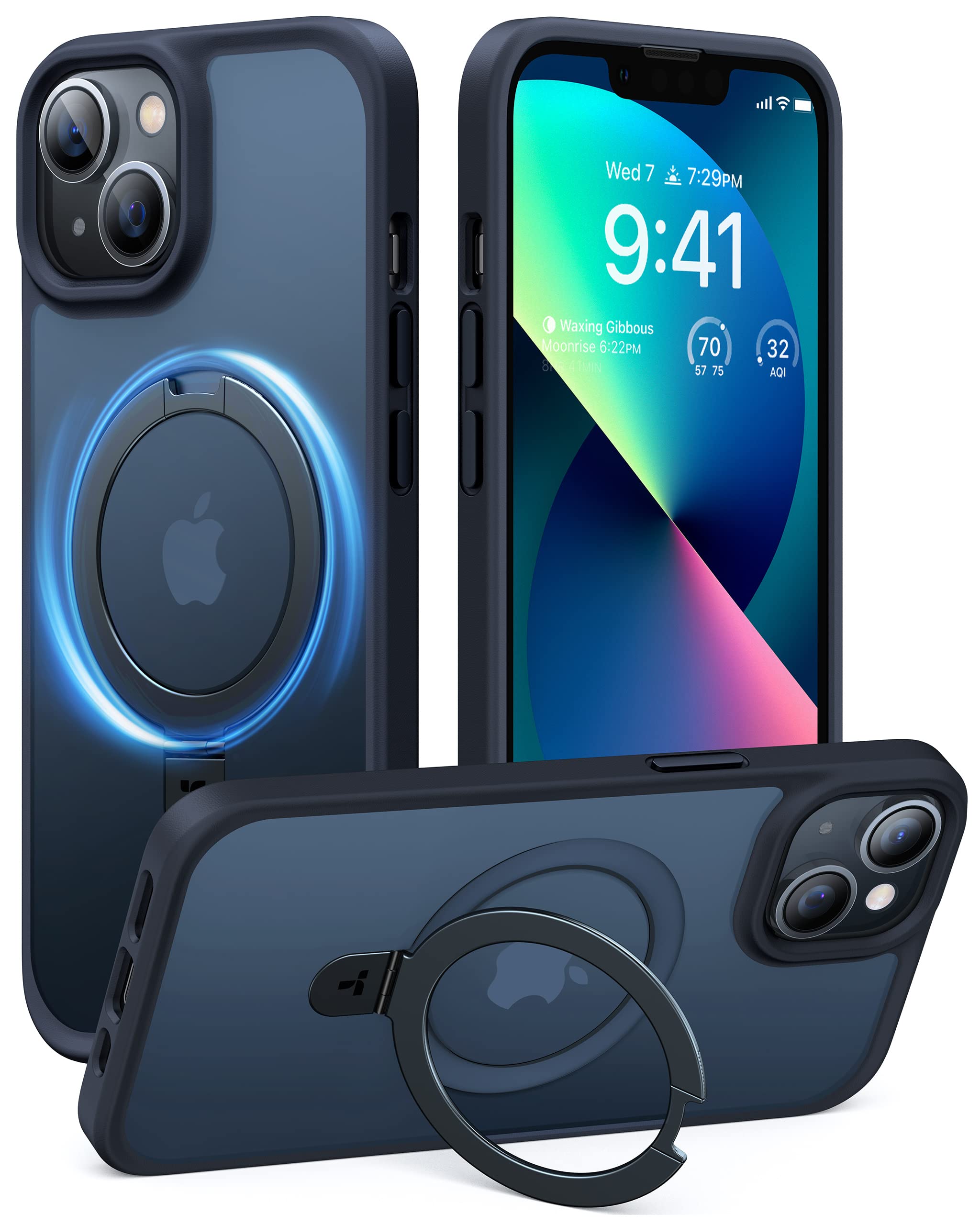 4P108 TORRAS iPhone 13/14 用 ケース MagSafe対 Amazon.com: TORRAS Ostand for iPhone 14/13 Case, Magnetic Stand