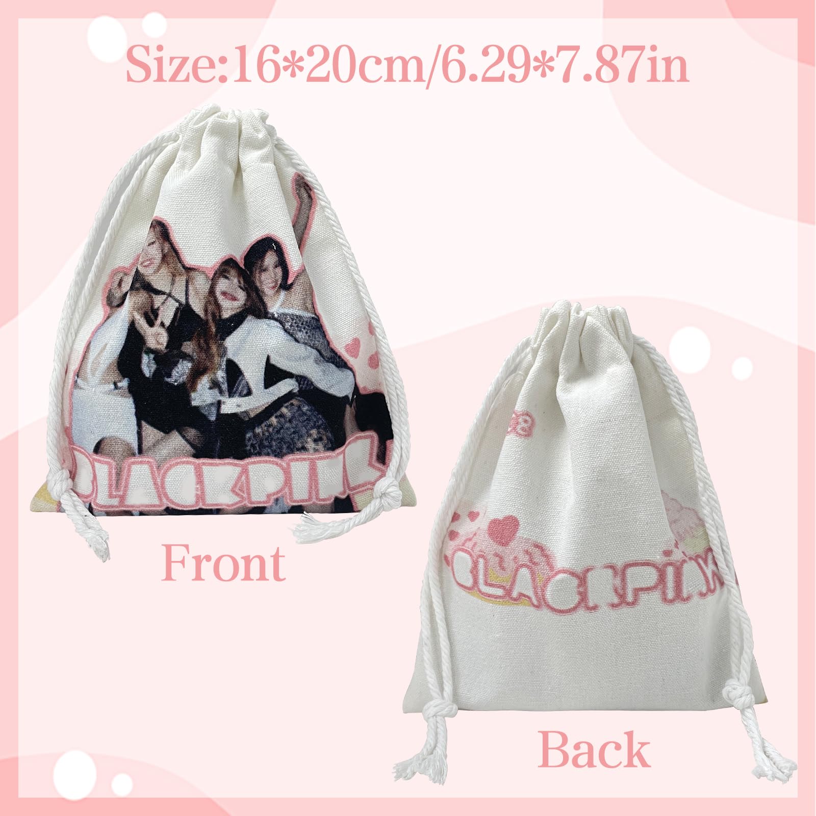 Merchandise Set, Cadeau Sac à cordon Porte-clés Éventail Bracelet Carte | Fans Items