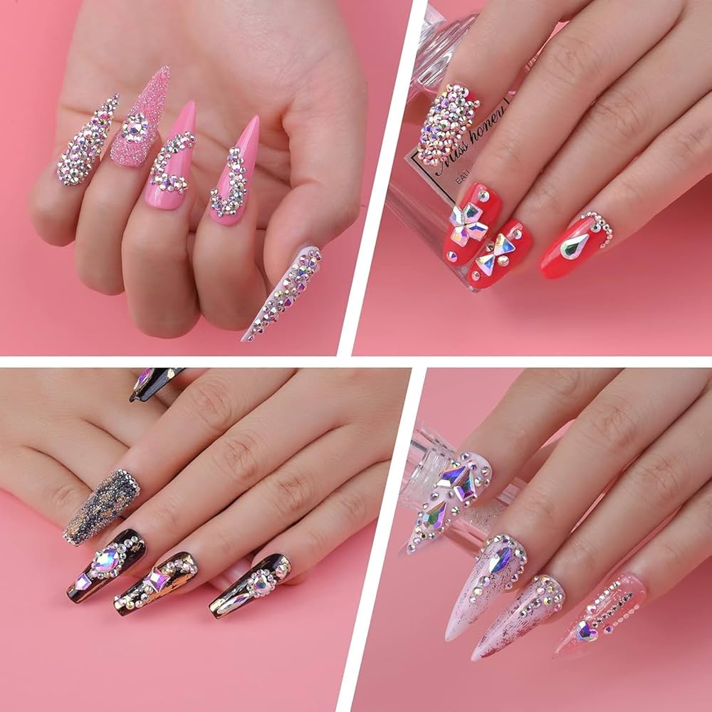 ⭐︎ネイルパーツ類⭐︎ Amazon.co.jp: aninako ネイルラインストーン ネイルアート