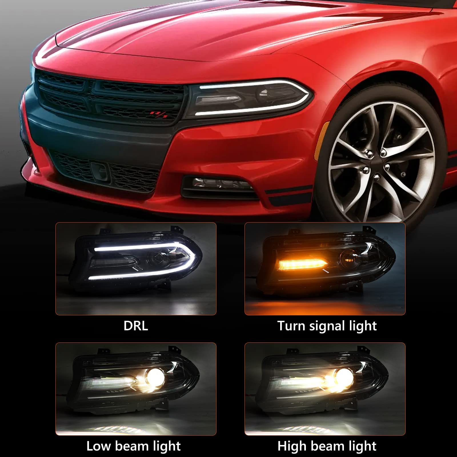 ACANII - Para [modelo Halógeno] 2015-2022 Dodge