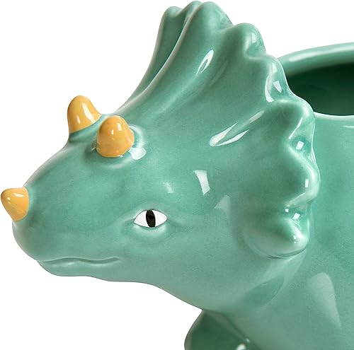 Miniatura 9 de Allure Home Creation Juego de accesorios de baño de cerámica de dinosaurio de 4 piezas