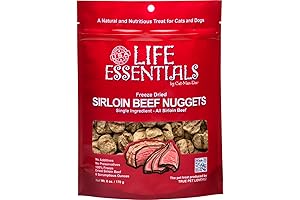 LIFE ESSENTIALS BY CAT-MAN-DOO Freeze Dried Sirloin Beef, Sirloin Beef & Cheese...