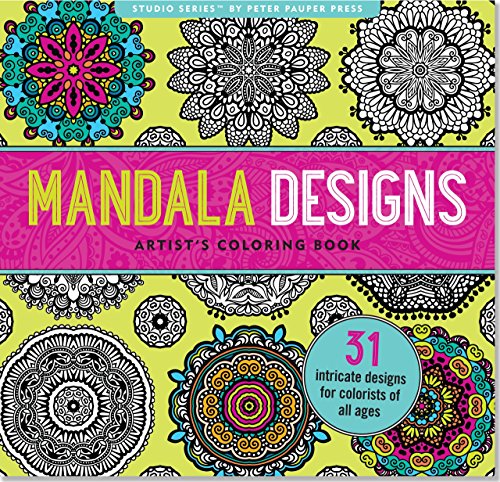 Mandala Designs Artist's Adult Coloring Book (Studio)