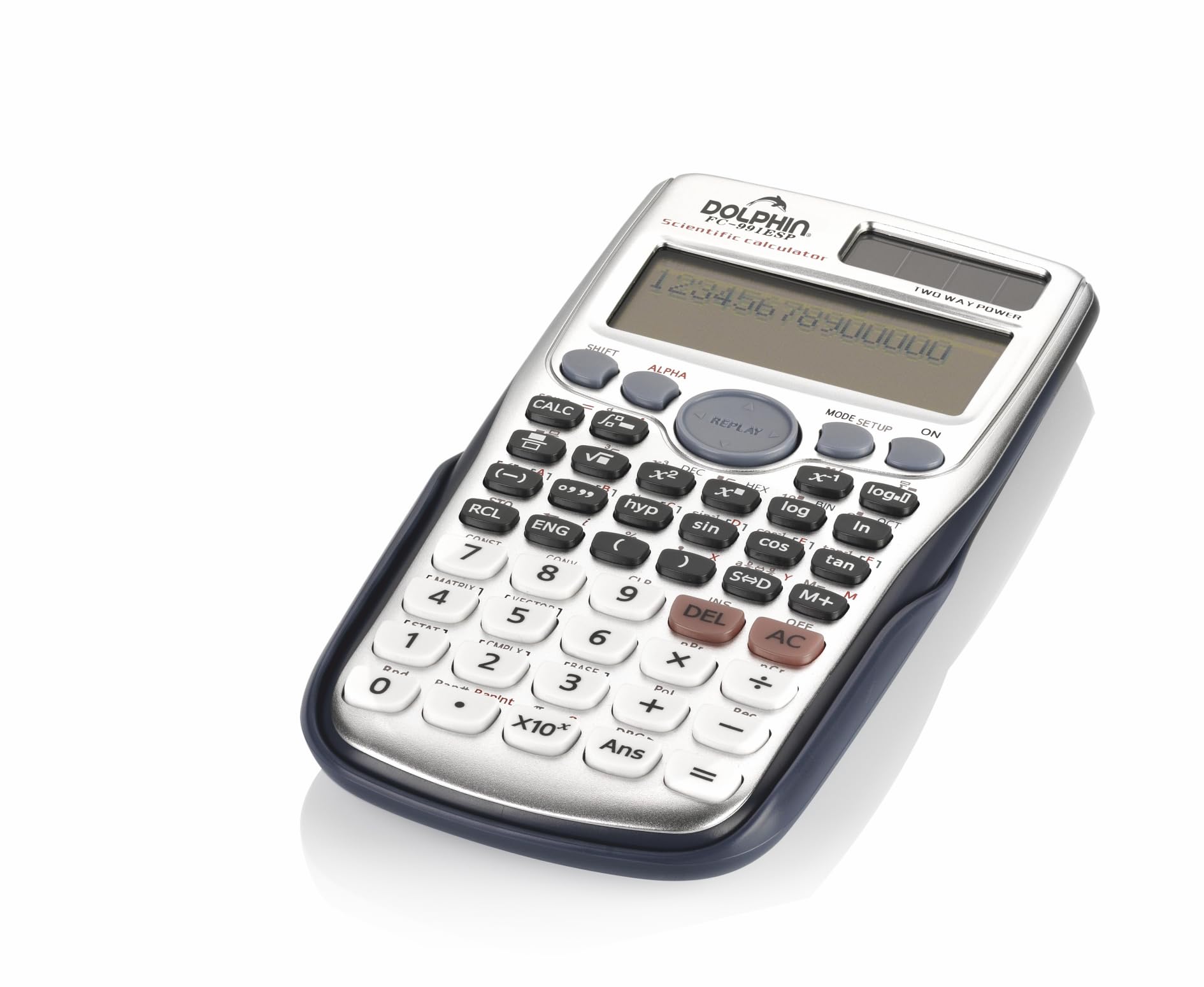 Dolphin® FC-991ESP Scientific Calculator – 10+2 Digit LCD Display