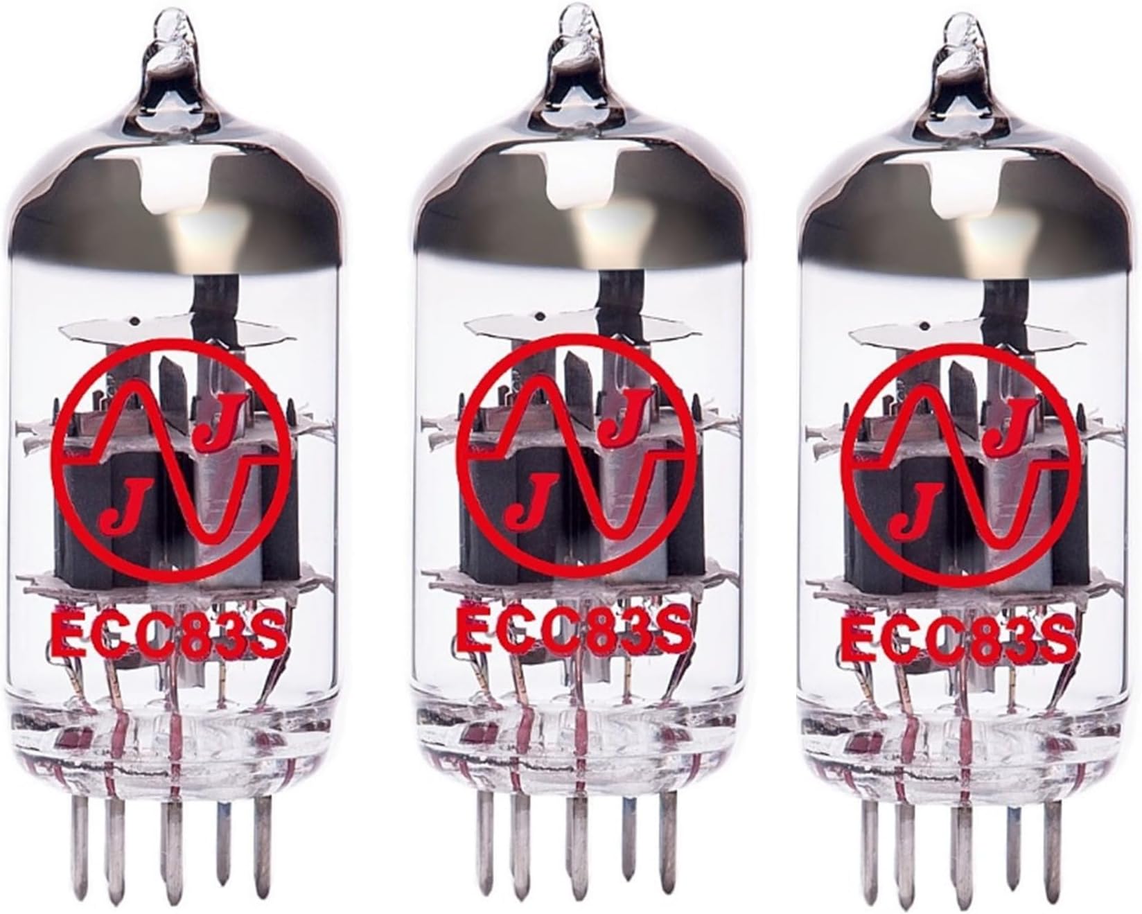 JJ 12AX7 / ECC83 Preamp Vacuum Tubes (Three Pack) New Version