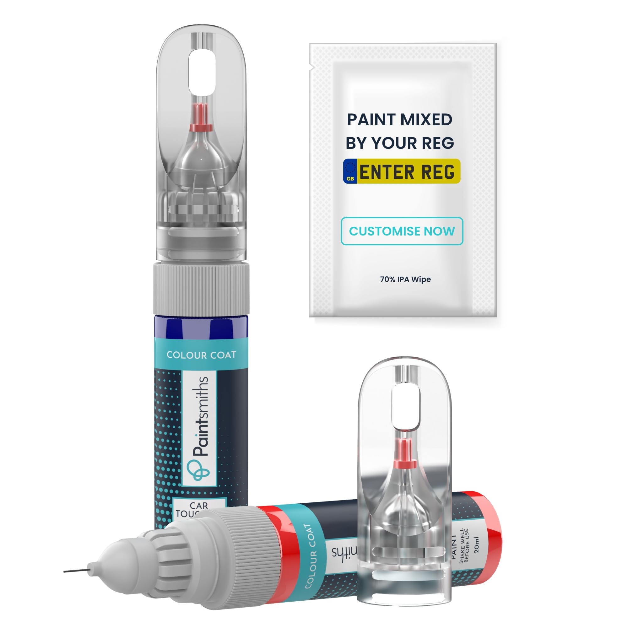 Vernice Touch Up PER Penna Fiat Mixata Da Registrazione Auto Spazzola - Foto 4