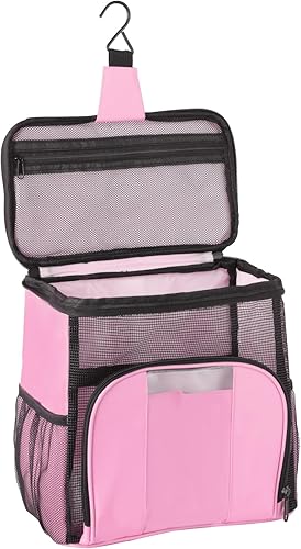 Artículos esenciales de viaje colgantes, neceser colgante para viajes, mujeres y hombres, kit organizador de maquillaje y artículos de aseo