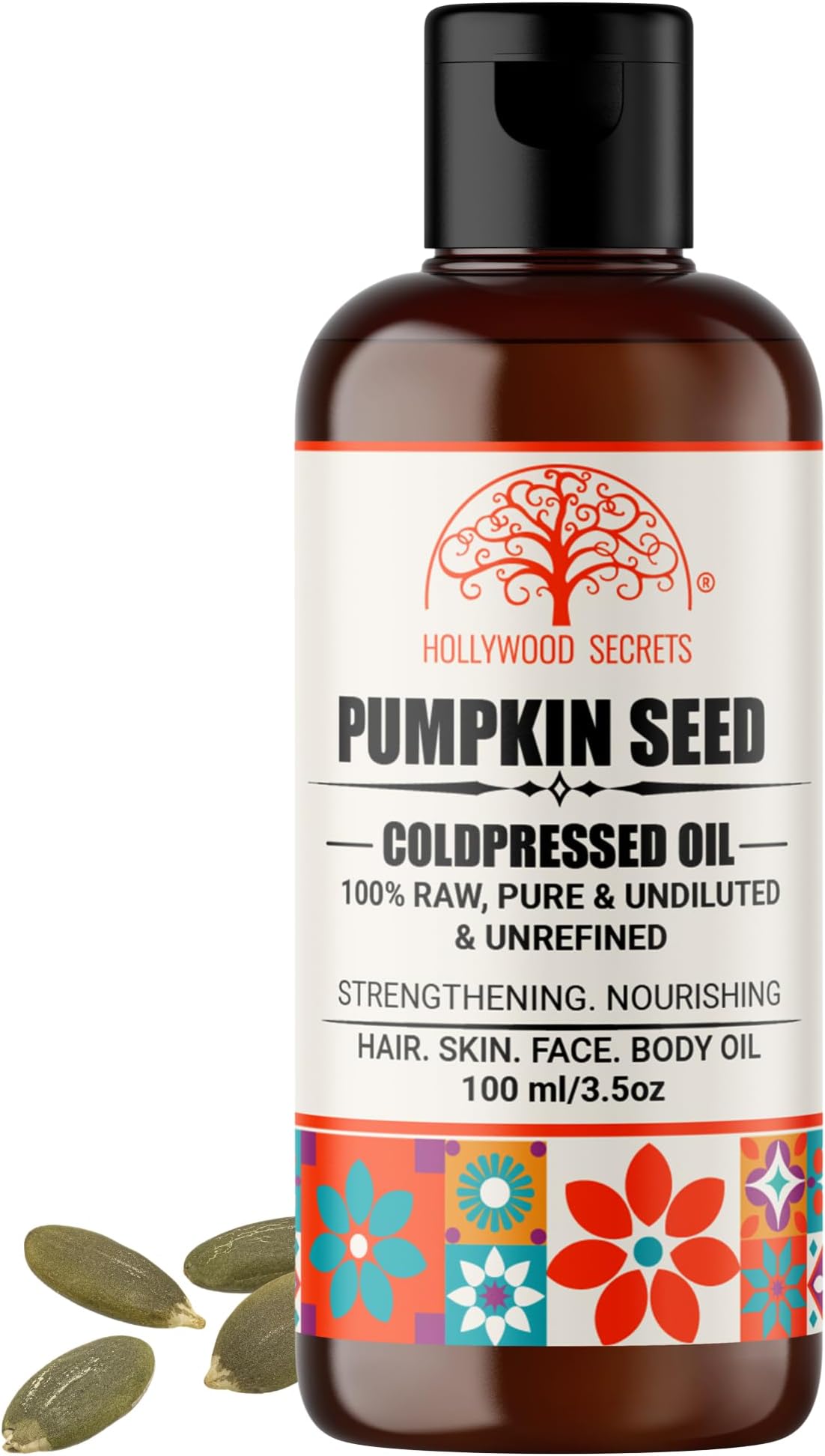 Organic Pure Pumpkin Seed Oil Hair growth Face 100 ml